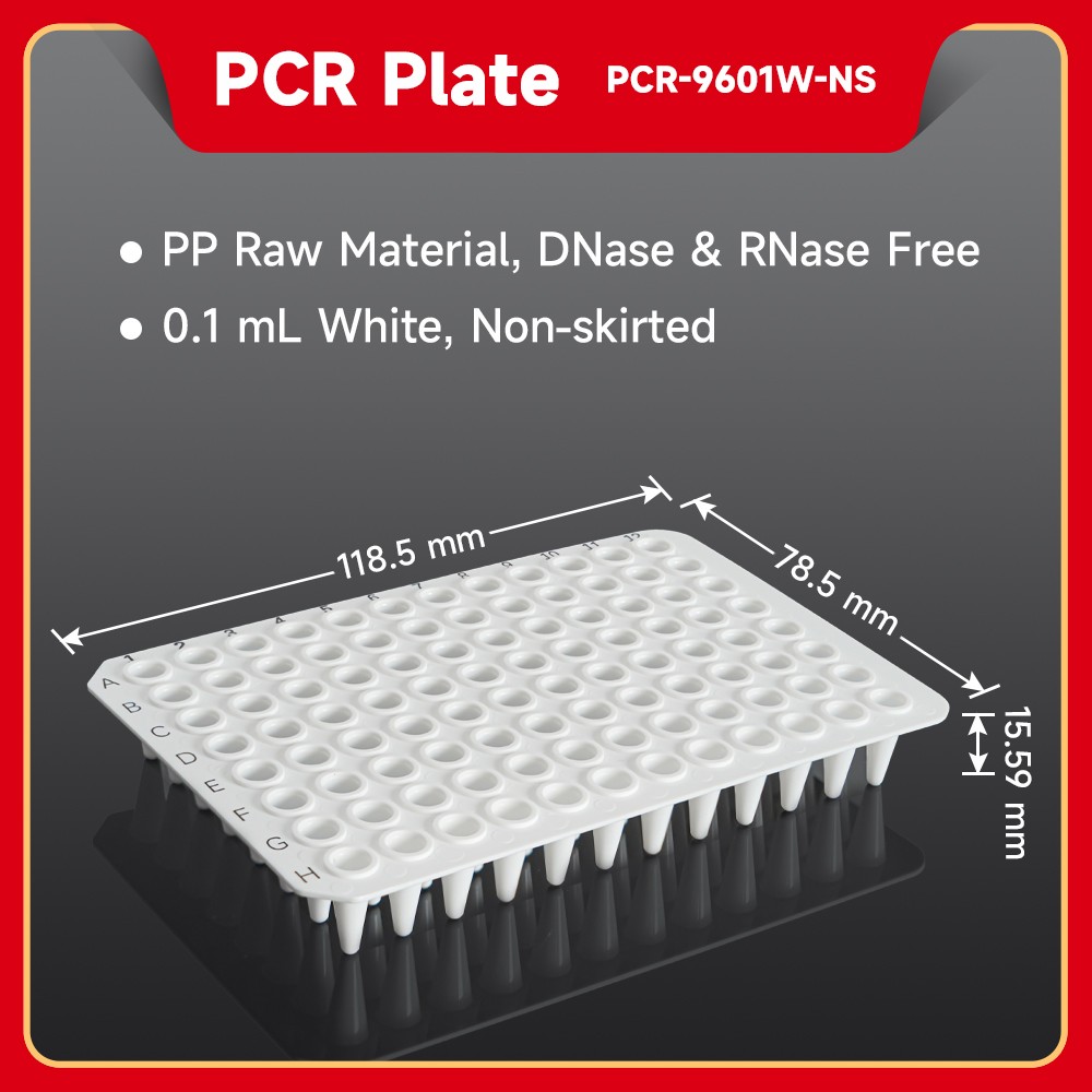 PCR Plate (White), 0.1 mL Non-skirted